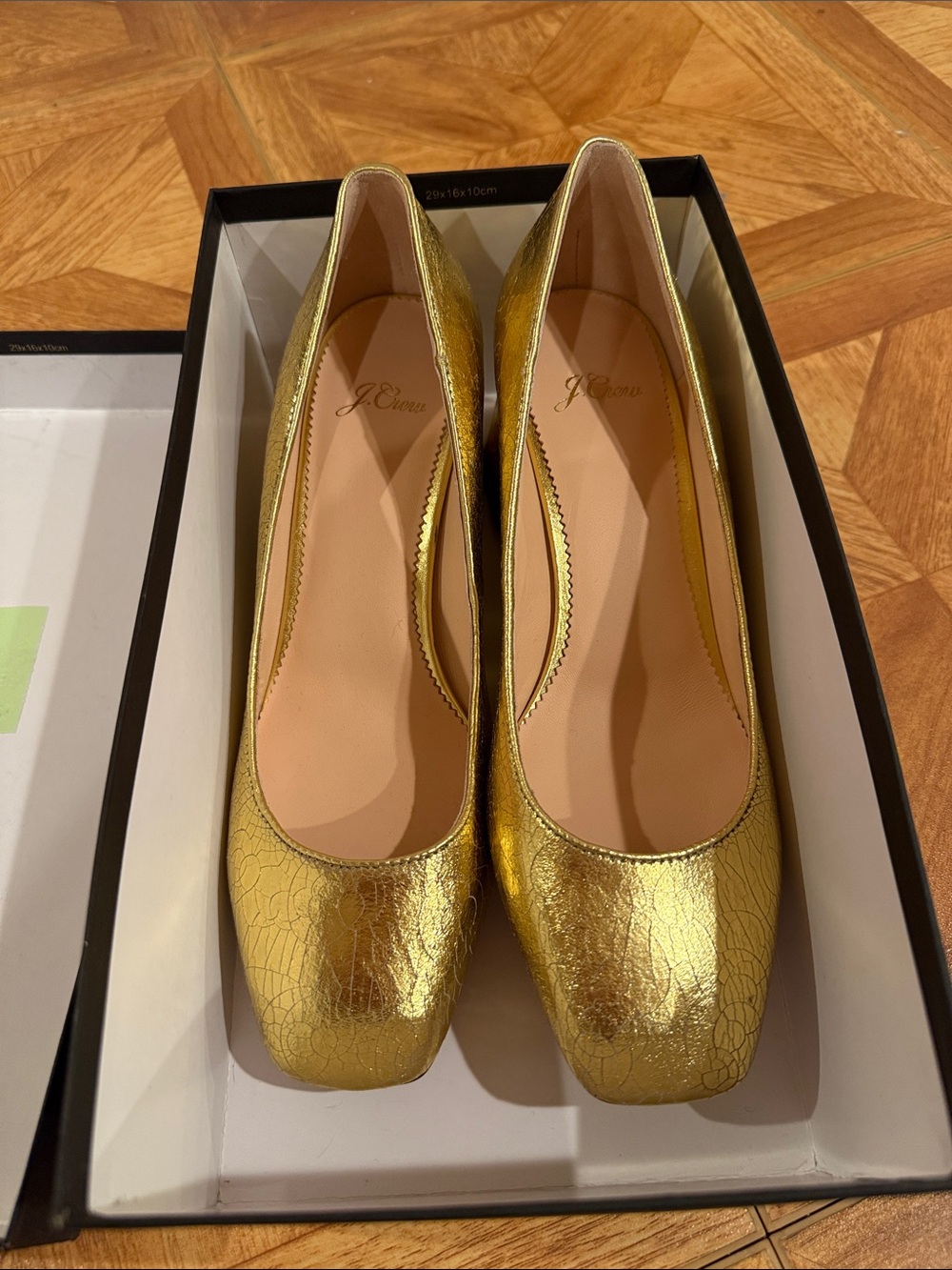 J. Crew NIB - Women's 8.5 - Gold Celia Pump